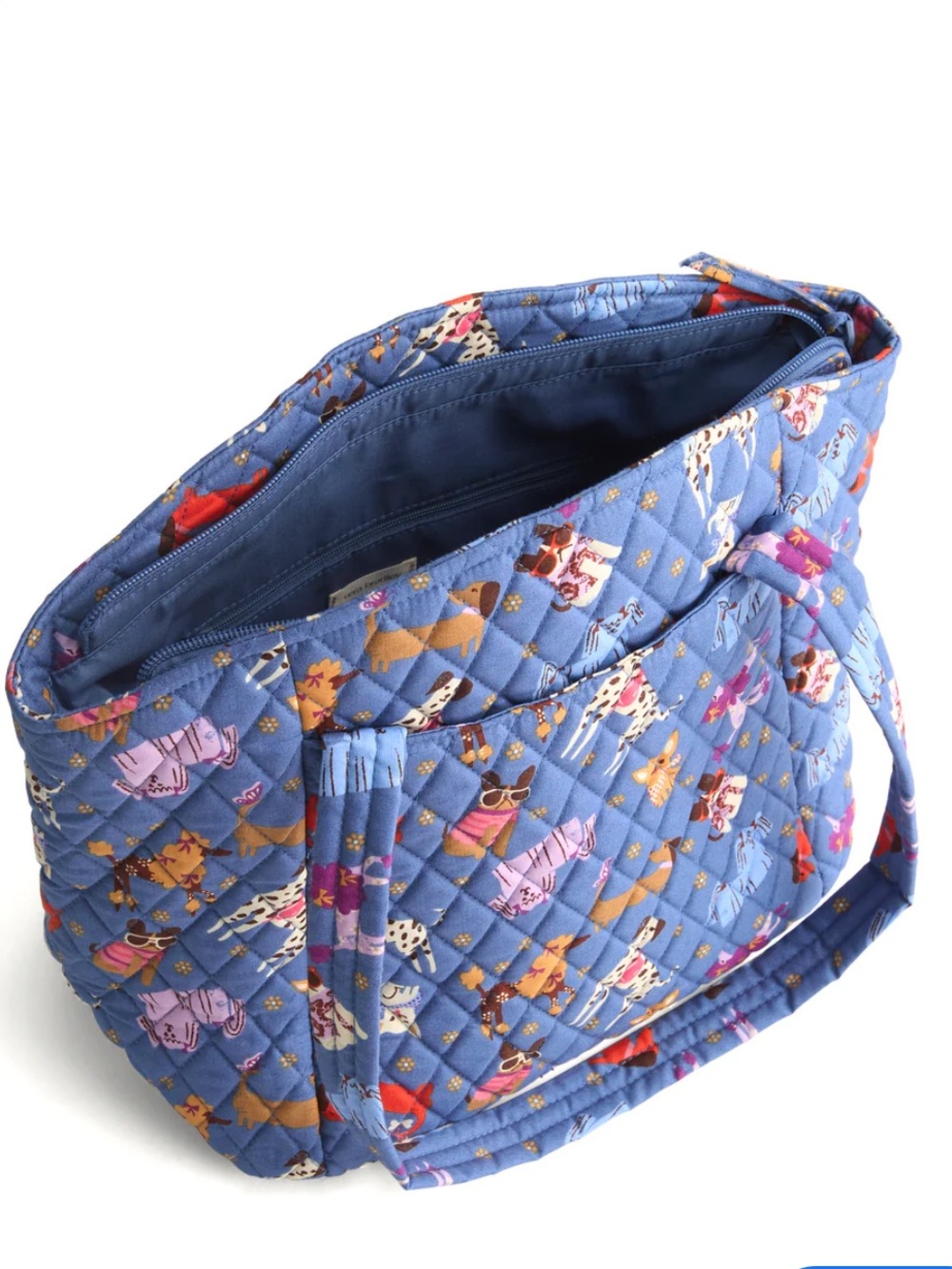 Vera Bradley Cotton East West Tote in Bark Park - Picture 2 of 2